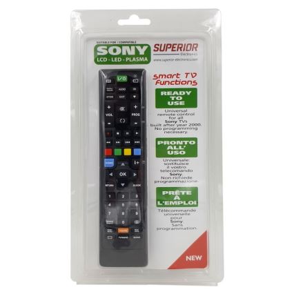 MK FLORIA Superior RC UNI TV SONY - Náhradný diaľkový ovládač pre TV značky SONY