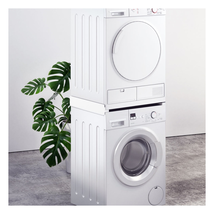 MK FLORIA Superior Tower Slim - Medzikus pre práčku a sušičku 66 cm biela