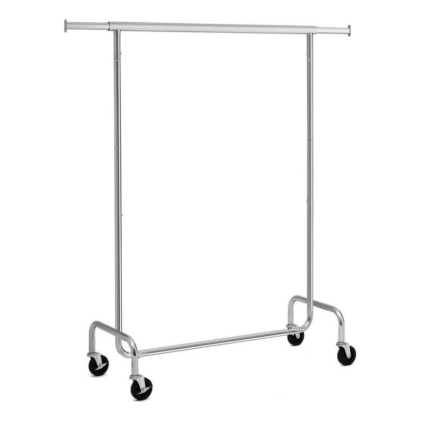 Mobilný stojací vešiak JEAN strieborný