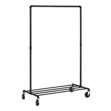 Mobilný stojanový vešiak LINEA čierny