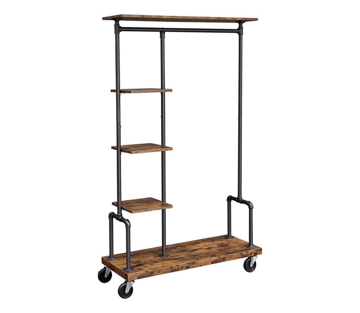 Mobilný stojanový vešiak LINEA hnedý/čierny HSR66BXV2