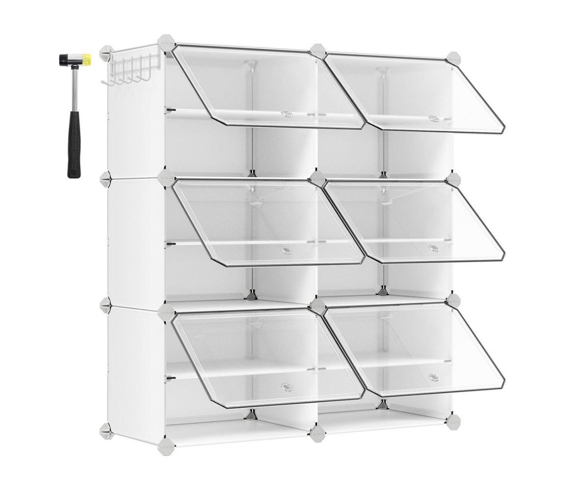 Modulárny regál s priehradkami BOXIFY biela LPC033W01