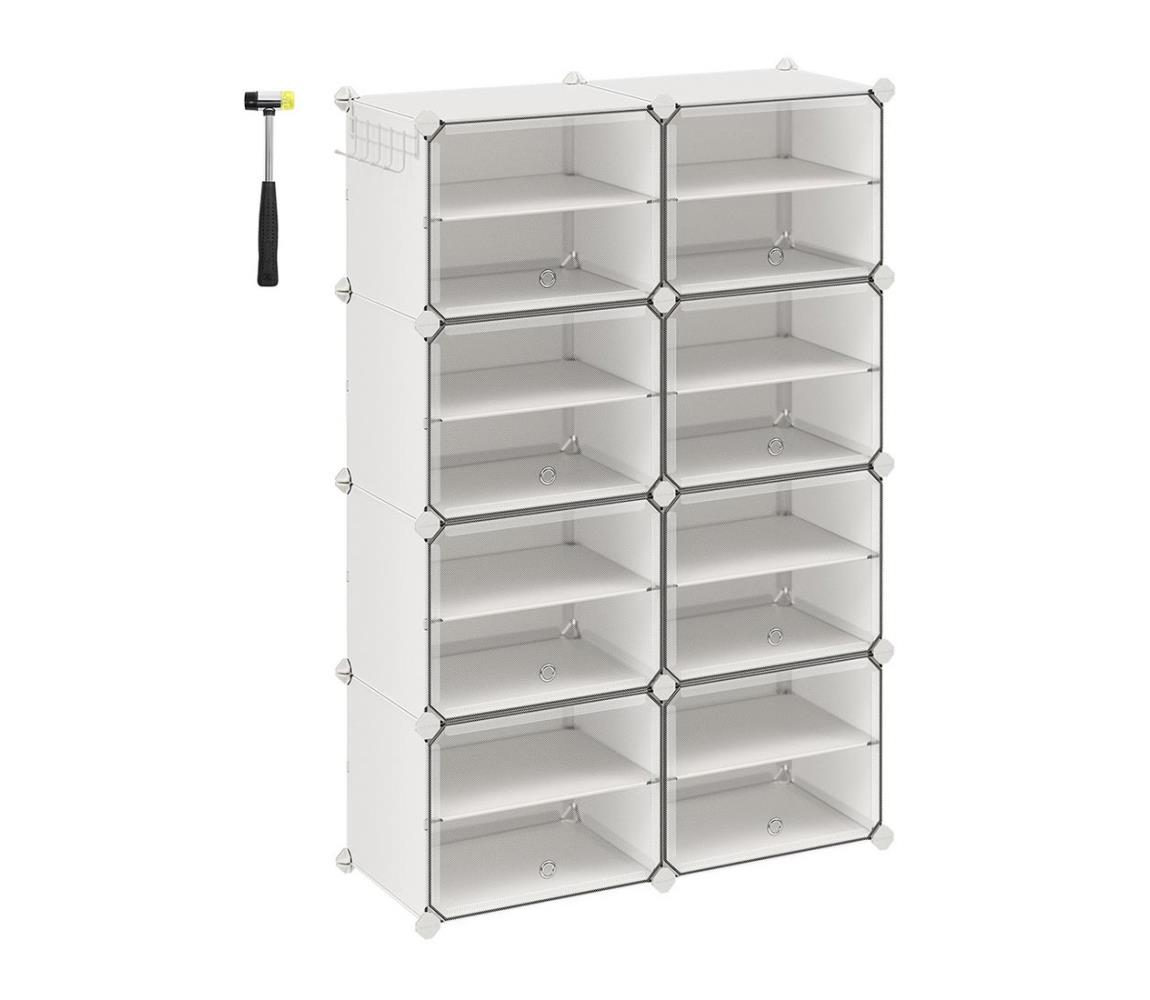 Modulárny regál s priehradkami BOXIFY biela LPC034W01