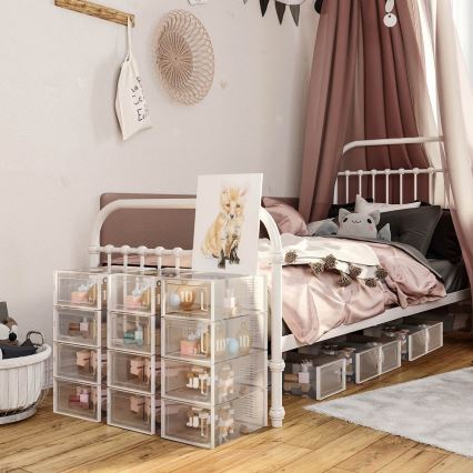 Modulárny regál s priehradkami BOXIFY biely