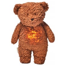 Moonie - Detská nočná lampička medvedík hnedá
