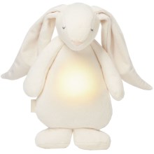 Moonie - Detská nočná lampička zajačik cream