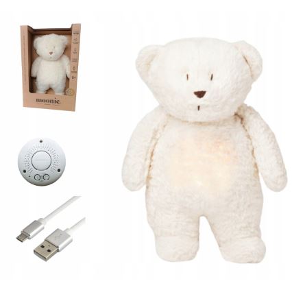 Moonie - Uspávačik s melódiou a svetlom medvedík polar