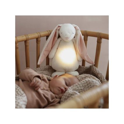 Moonie - Uspávadlo s melódiou a svetlom 2.0 zajačik powder
