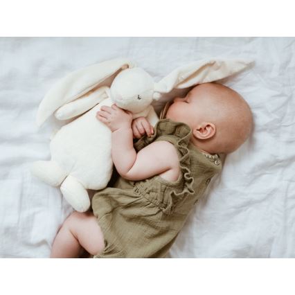 Moonie - Uspávadlo s melódiou a svetlom zajačik 2.0 organic polar