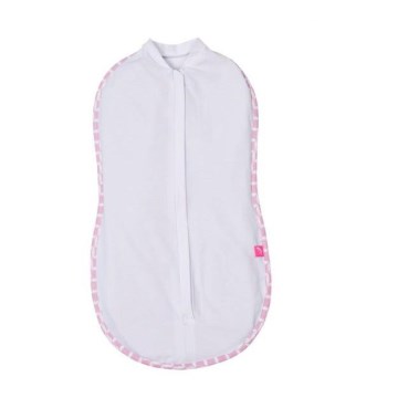 MOTHERHOOD - Zavinovačka Zip & swaddle CLASSICS 2,5-5 kg ružová