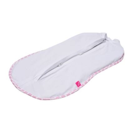 MOTHERHOOD - Zavinovačka Zip & swaddle CLASSICS 2,5-5 kg ružová
