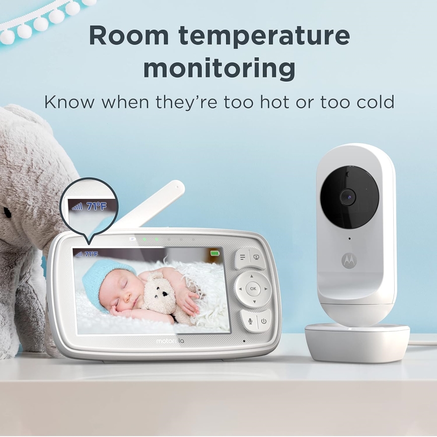 Motorola  - Inteligentná detská pestúnka Nursery Ease 44 Connect Wi-Fi