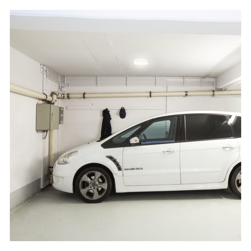 Müller-Licht - LED Vonkajšie stropné svietidlo so senzorom IPSUM LED/8W/230V IP54