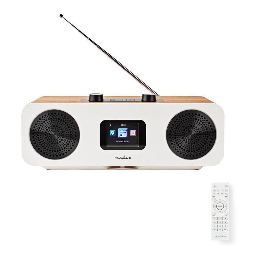 Multifunkčné internetové rádio 34W/230V DAB+ FM Wi-Fi Bluetooth USB + diaľkové ovládanie