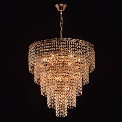 MW-LIGHT - Krištáľový luster na reťazi CRYSTAL 10xE14/60W/230V