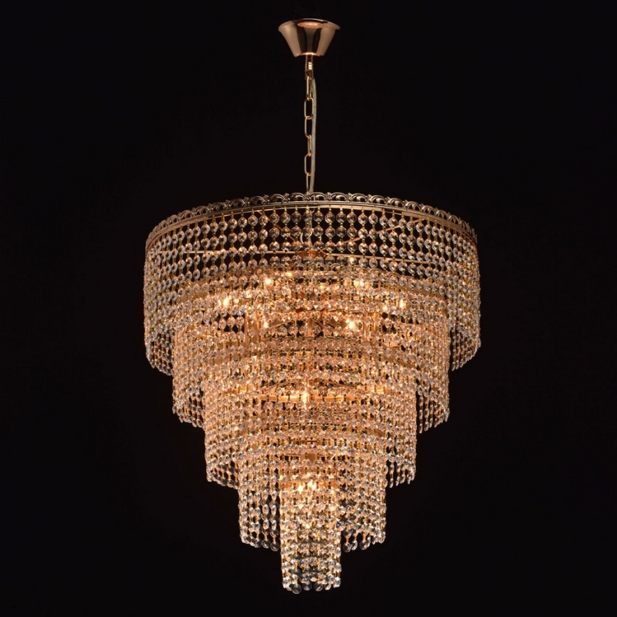 MW-LIGHT - Krištáľový luster na reťazi CRYSTAL 10xE14/60W/230V