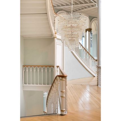 MW-LIGHT - Krištáľový luster na reťazi CRYSTAL 10xE14/60W/230V