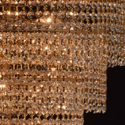 MW-LIGHT - Krištáľový luster na reťazi CRYSTAL 10xE14/60W/230V