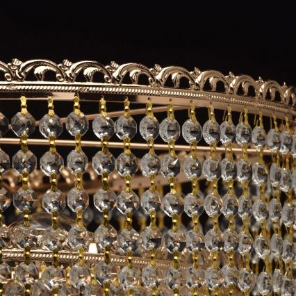 MW-LIGHT - Krištáľový luster na reťazi CRYSTAL 10xE14/60W/230V