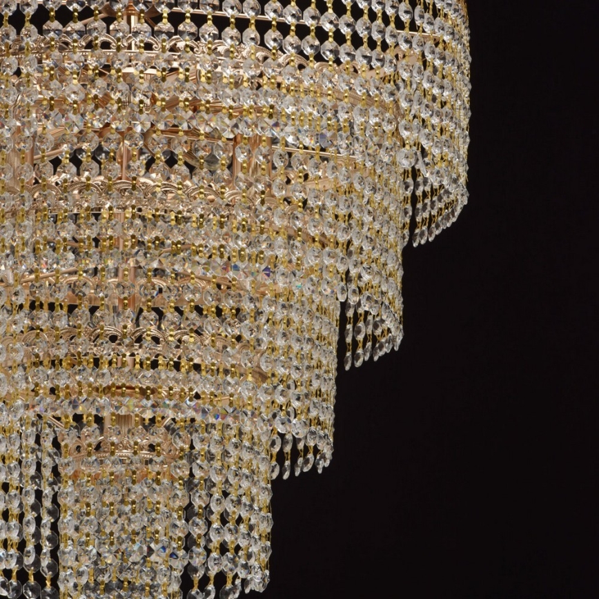MW-LIGHT - Krištáľový luster na reťazi CRYSTAL 10xE14/60W/230V
