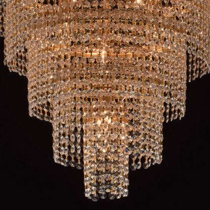 MW-LIGHT - Krištáľový luster na reťazi CRYSTAL 10xE14/60W/230V