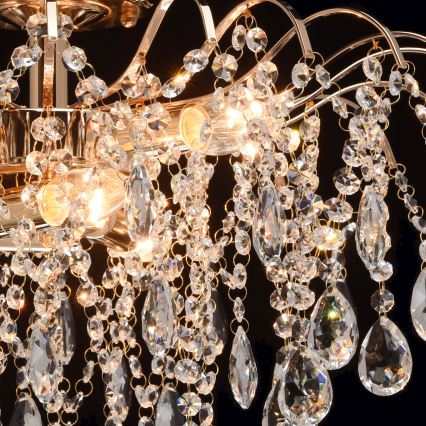 MW-LIGHT - Krištáľový prisadený luster CRYSTAL 6xE14/60W/230V