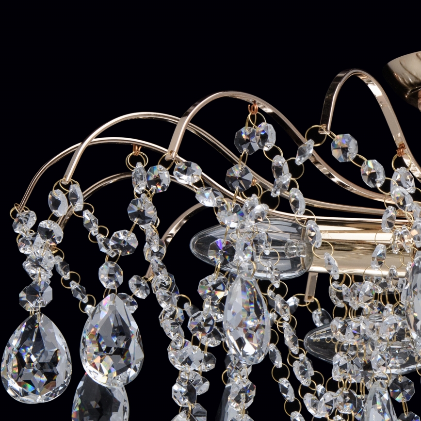 MW-LIGHT - Krištáľový prisadený luster CRYSTAL 6xE14/60W/230V
