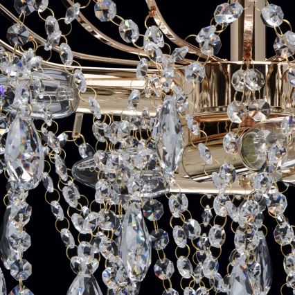 MW-LIGHT - Krištáľový prisadený luster CRYSTAL 6xE14/60W/230V