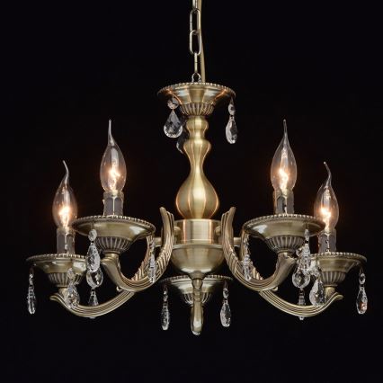 MW-LIGHT - Luster na reťazi CLASSIC 5xE14/60W/230V