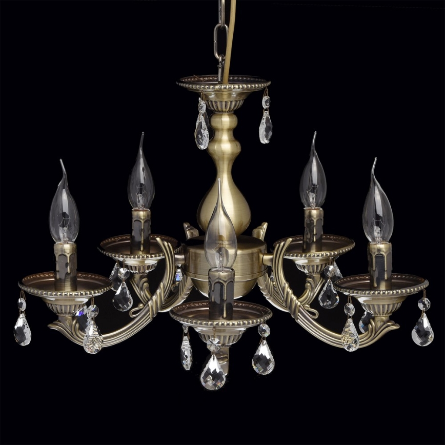 MW-LIGHT - Luster na reťazi CLASSIC 5xE14/60W/230V