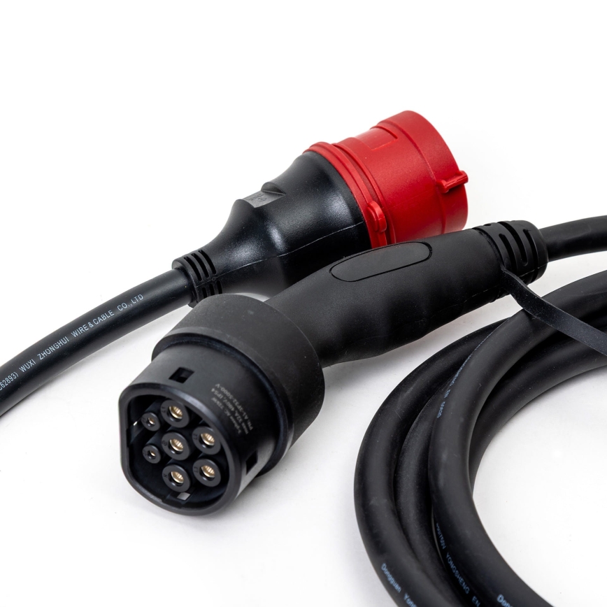 Nabíjací kábel pre elektromobily typu 2 5 m 22kW 16A IP54 Tuya