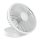 Nabíjací stolný ventilátor 10W/5V 2400 mAh biela