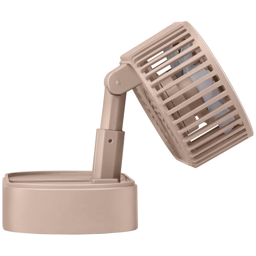 Nabíjací stolný ventilátor 3,7V 1200 mAh ružový