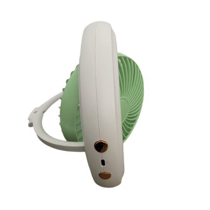 Nabíjací stolný ventilátor 4W/5V 1200 mAh biely