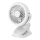 Nabíjací stolný ventilátor s klipom, 6 W / 5 V, 1200 mAh, biely