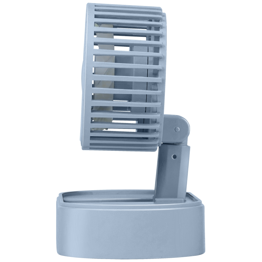 Nabíjací stolový ventilátor 3,7 V 1200 mAh modrý