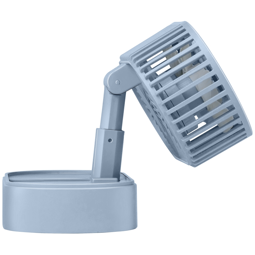 Nabíjací stolový ventilátor 3,7 V 1200 mAh modrý