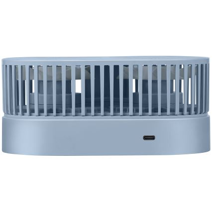 Nabíjací stolový ventilátor 3,7 V 1200 mAh modrý