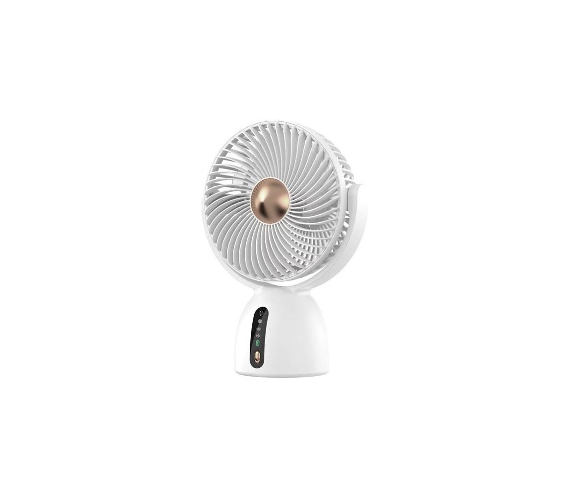 Eurolamp Nabíjací stolový látor 5W/5V 1200 mAh biely 300-20535