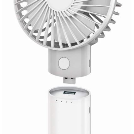 Nabíjací ventilátor s powerbankou 4000 mAh/3,7V USB-C