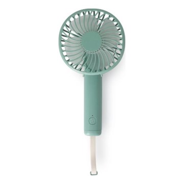 Nabíjací vreckový ventilátor 5W/5V 1200 mAh khaki