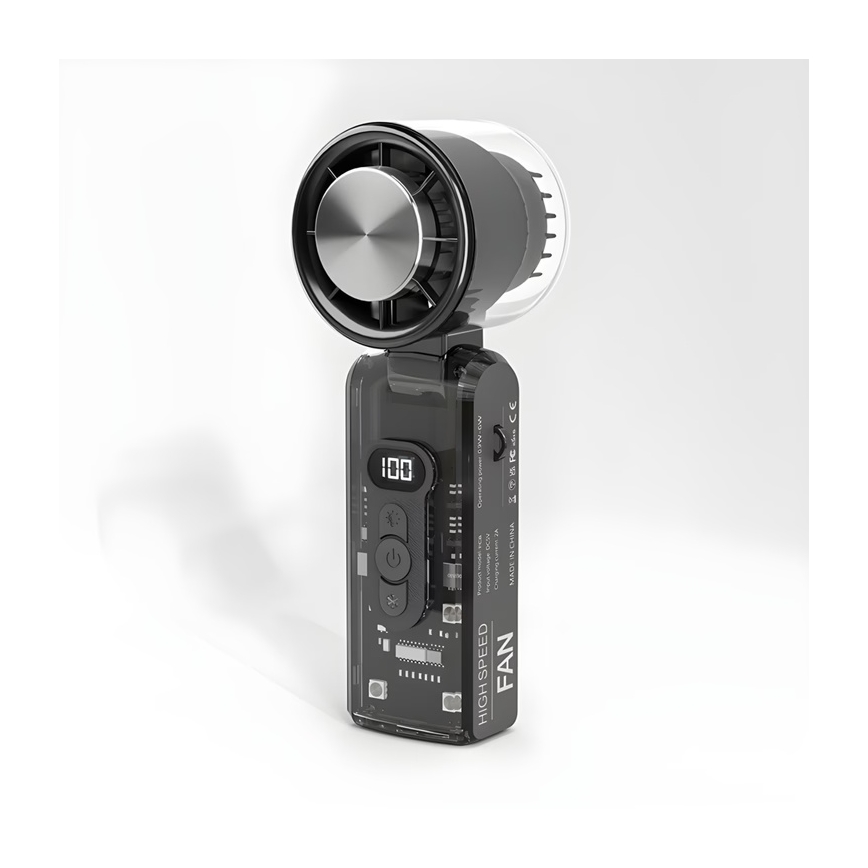 Nabíjací vreckový ventilátor 6W/5V 2000 mAh
