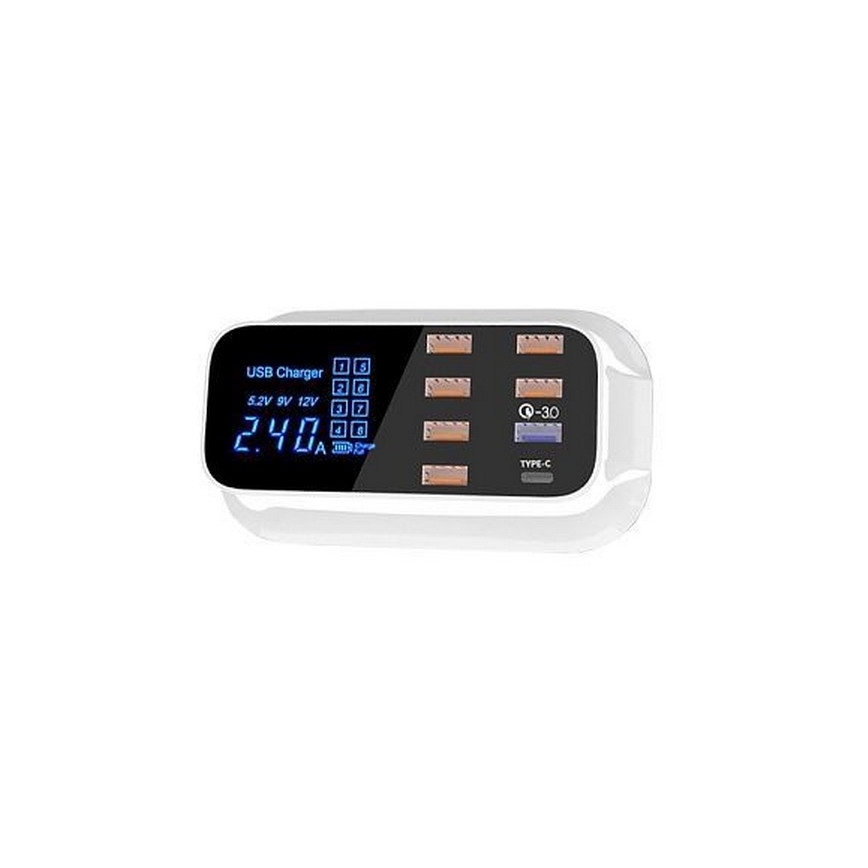 Nabíjacia stanica 8xUSB 40W/230V