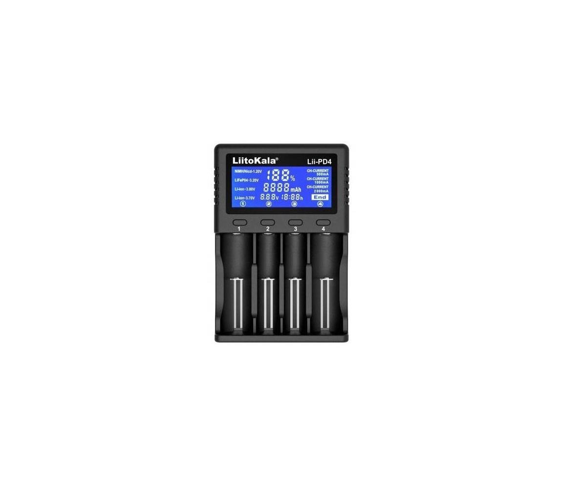 Nabíjačka batérií A/AA/AAA/18650/20700/26650/22650 G823A