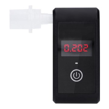 Nabíjateľný mini alkotester s palivovým článkom, 0,0 - 5,0‰ BAC, citlivosť 0,08‰, 5V