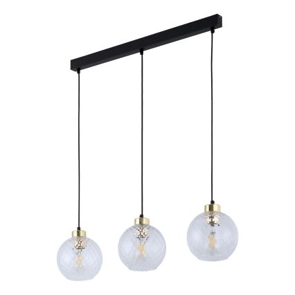 Náhradné číre sklo pre nástenné svietidlo a luster DEVON, priemer 18 cm