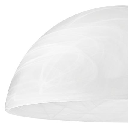 Náhradné sklo k lustru E27 130x300 mm biela