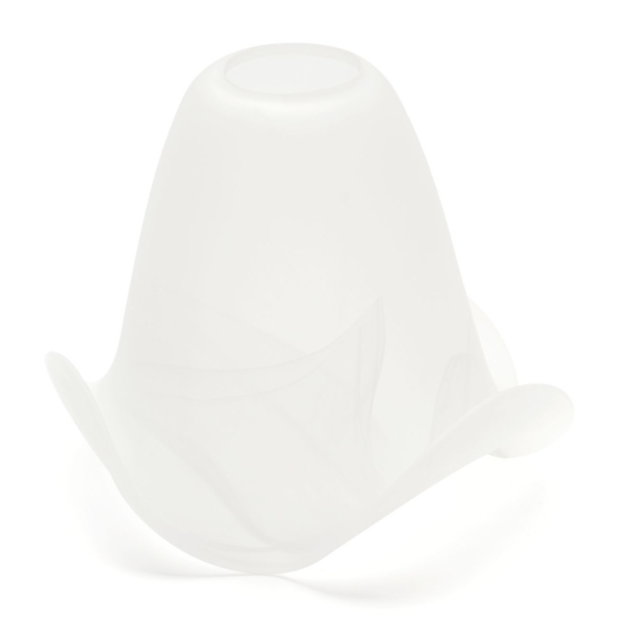 Náhradné sklo k lustru a lampe SISI E14 pr. 13 cm biela