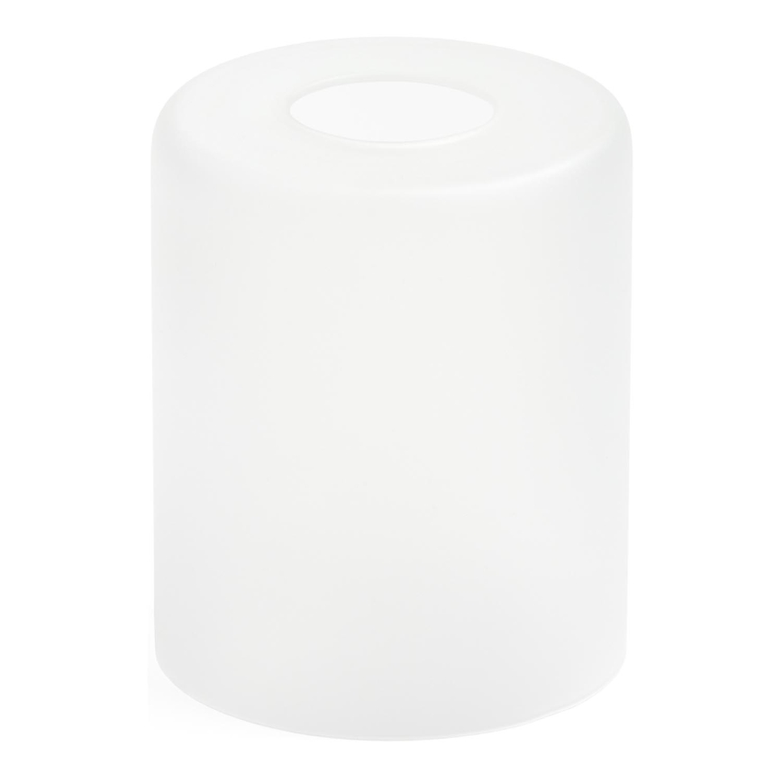 Náhradné sklo k lustru E27 pr. 10 cm biela