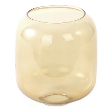 Náhradné sklo k lustru E27 pr. 14 cm dymovo-hnedé